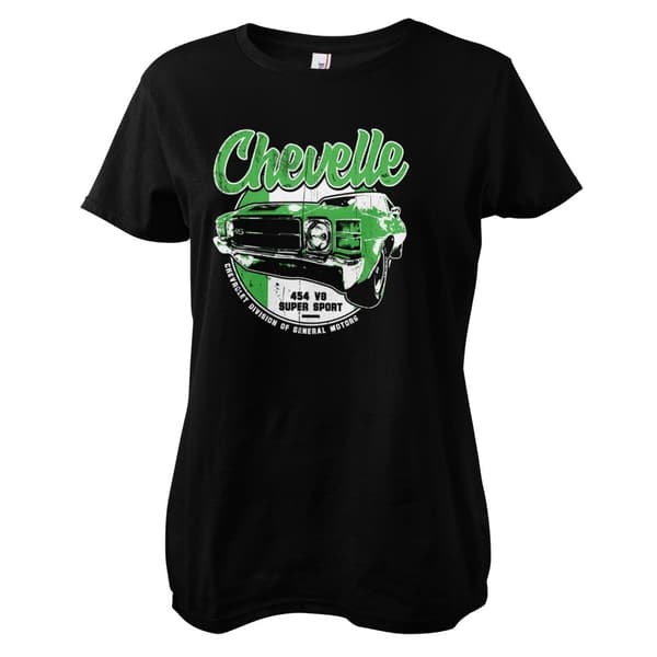 Chevrolet Chevelle SS Girly Tee Black Large