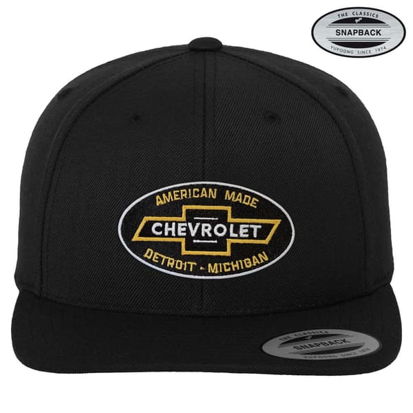 Chevrolet American Made Premium Snapback Cap Black