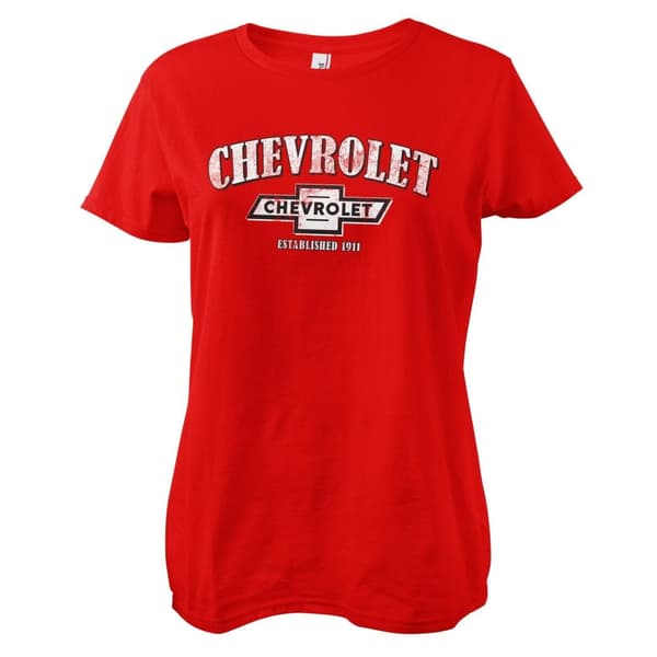 Chevrolet - Established 1911 Girly Tee Red X-Large