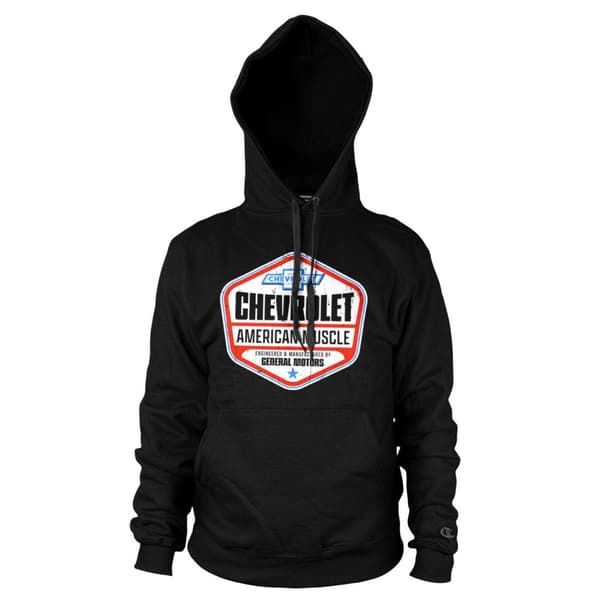 Chevrolet - American Muscle Hoodie Black X-Large