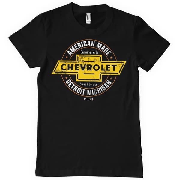 Chevrolet - American Made T-Shirt Black X-Large