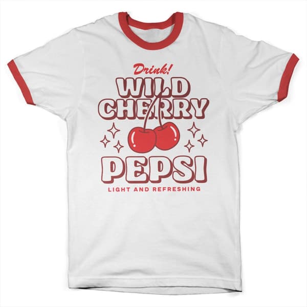 Cherry Pepsi Ringer Tee