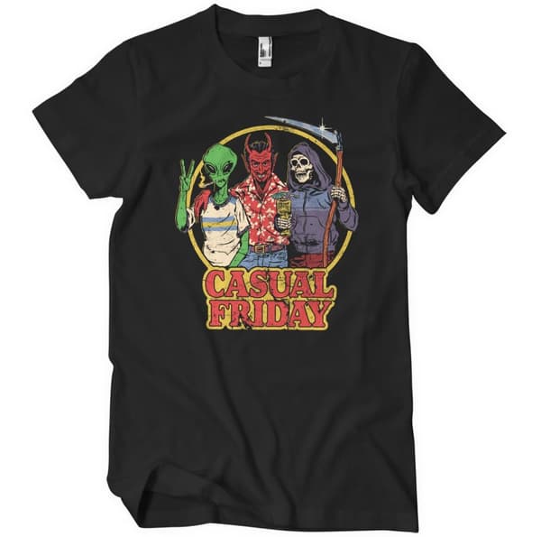 Casual Friday T-Shirt Black Large