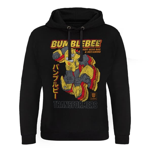 Bumblebee - Every Hero Has A Beginning Epic Hoodie Black X-Large