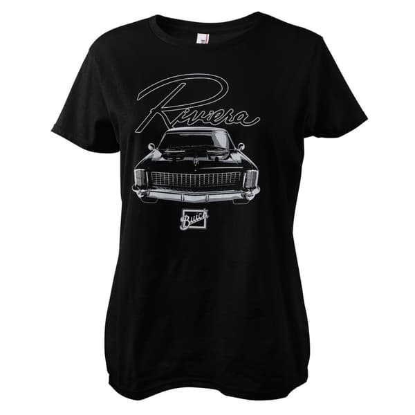 Buick Riviera Girly Tee Black Small