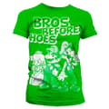 Miniatyrbild 6 av 6: Bros Before Hoes Girly T-Shirt