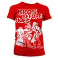 Miniatyrbild 1 av 6: Bros Before Hoes Girly T-Shirt