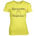 Miniatyrbild 4 av 4: Bring Me Wine Girly Tee