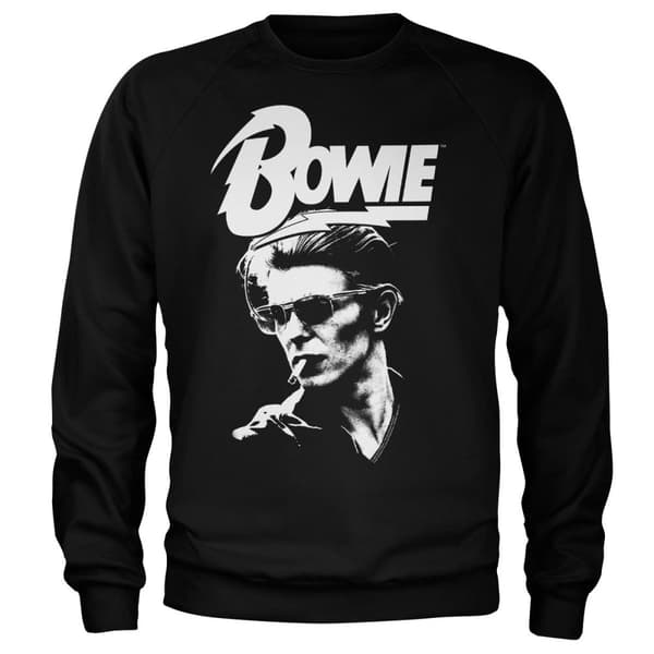 Bowie Smoking Portrait Sweatshirt Black XX-Large