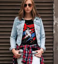Pikkukuva 3 / 3: Bowie - Lightning Bolt Girly Tee