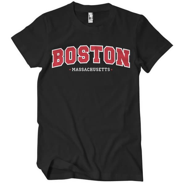Boston - Massachusetts T-Shirt Black XX-Large
