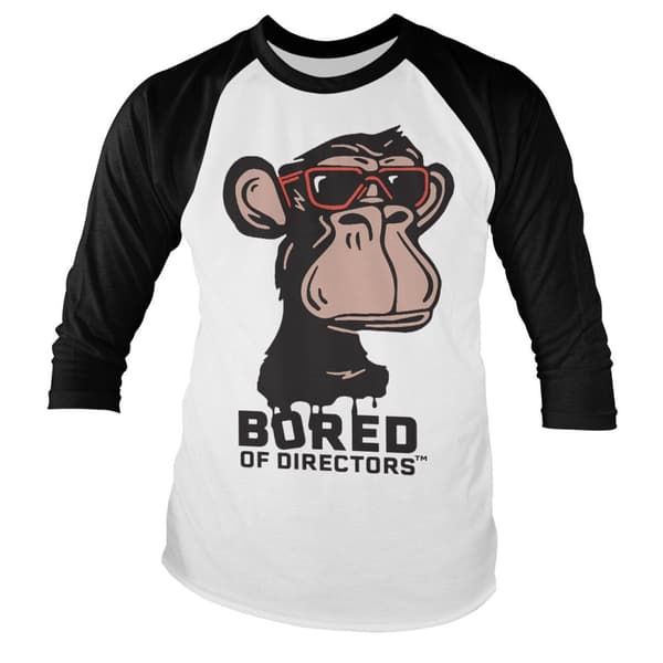Bored Of Directors Logo Baseball Long Sleeve T-Shirt XX-Large