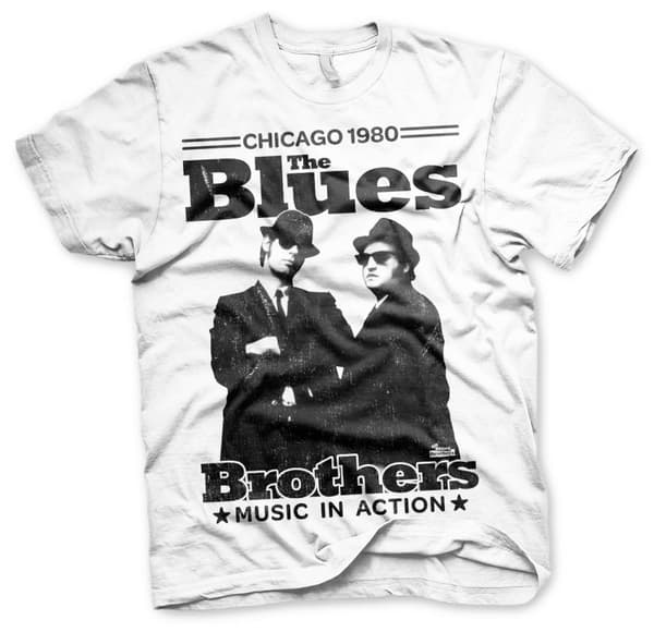 Blues Brothers - Chicago 1980 T-Shirt White X-Large