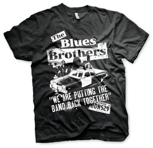 Blues Brothers - Band Back Together T-Shirt Black XX-Large