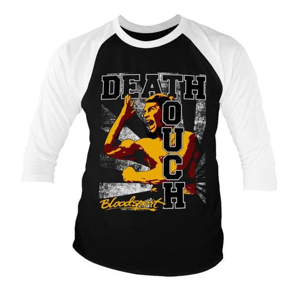 Bloodsport - Death Touch Baseball 3/4 Sleeve Tee Black X-Large