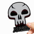 Pikkukuva 2 / 2: Black Mana Skull Sticker