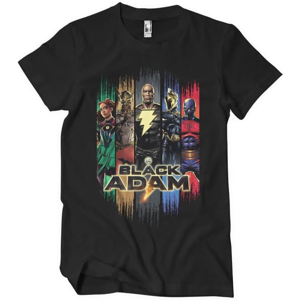 Black Adam Characters T-Shirt Black X-Large
