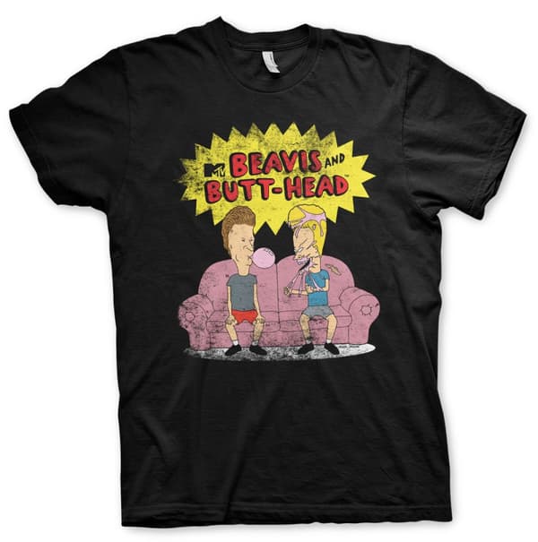 Beavis and Butt-Head T-Shirt Black XX-Large
