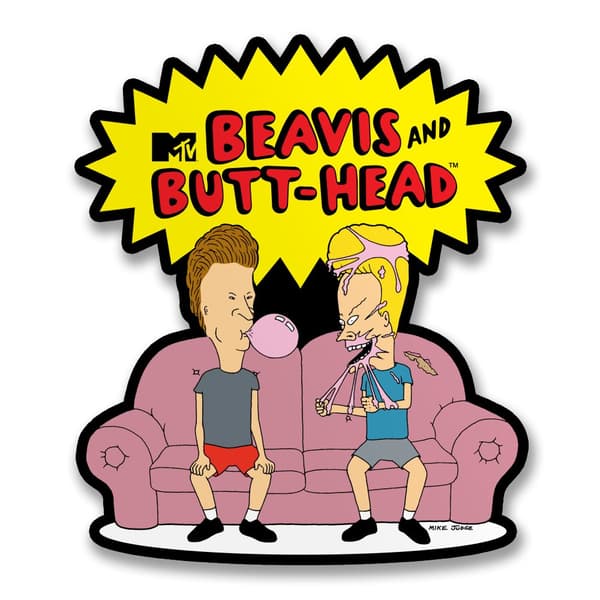 Beavis and Butt-Head Sticker