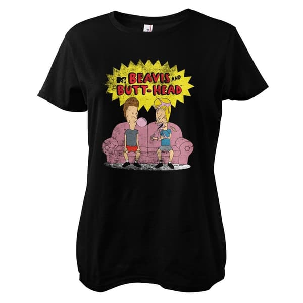 Beavis and Butt-Head Girly Tee Black X-Large