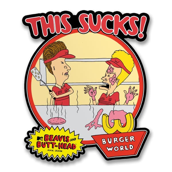 Beavis and Butt-Head - This Sucks Sticker