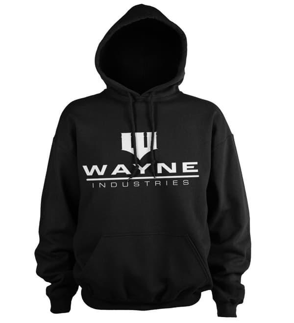 Batman - Wayne Industries Logo Hoodie Black XX-Large