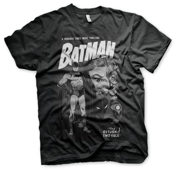 Batman - Return Of Two-Face T-Shirt Black Large
