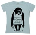 Pikkukuva 3 / 3: Banksy - Laugh Now! Girly T-shirt