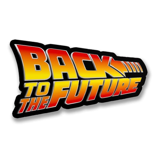 Back To The Future Logotype Sticker