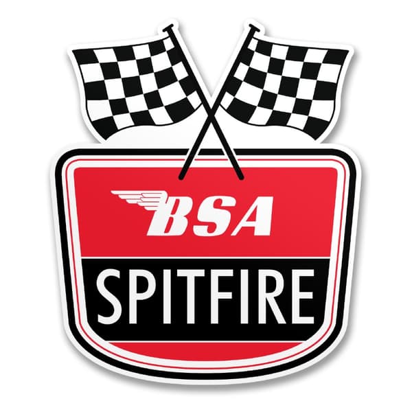 BSA Spitfire Logo Sticker
