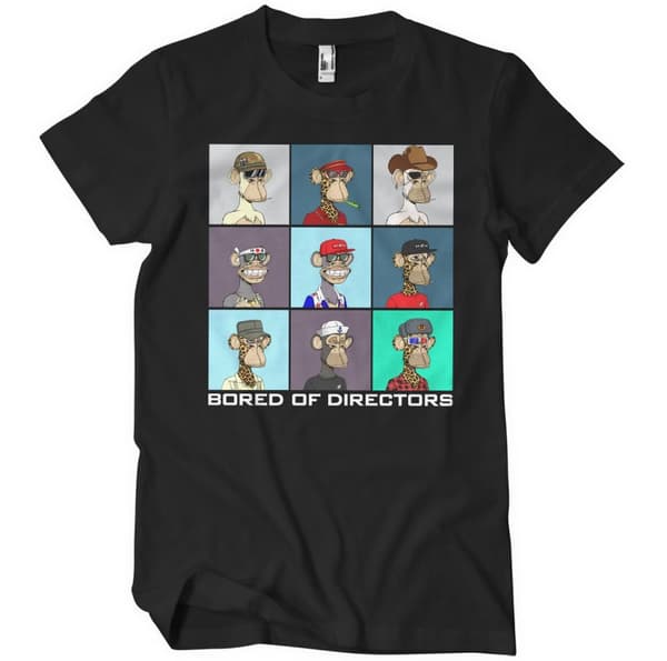 BOD NFT Portraits T-Shirt Black XX-Large