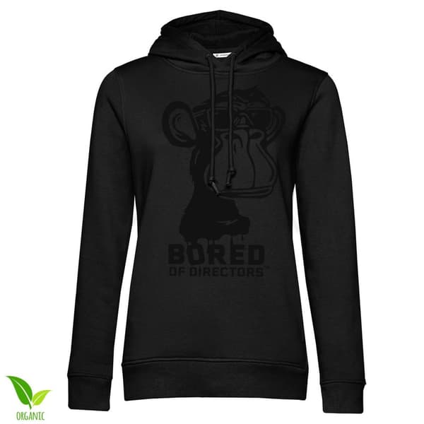 BOD Logo Black On Black Girls Hoodie