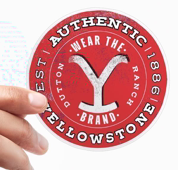 Authentic Yellowstone Sticker