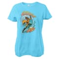 Miniatyrbild 1 av 4: Aquaman Surf Style Girly Tee