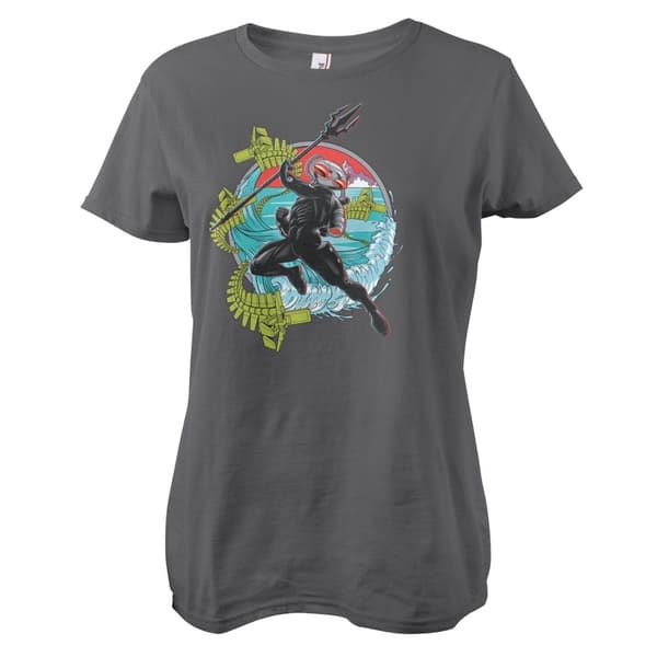 Aquaman - Surfing Black Manta Girly Tee XX-Large