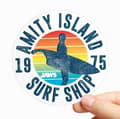 Pikkukuva 2 / 2: Amity Island Surf Shop Since 1975 Sticker