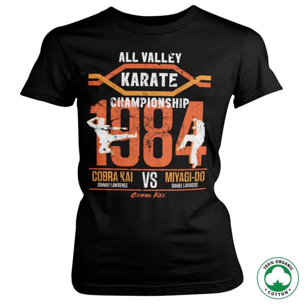 All Valley Karate Championship Organic Girly Tee Black Medium
