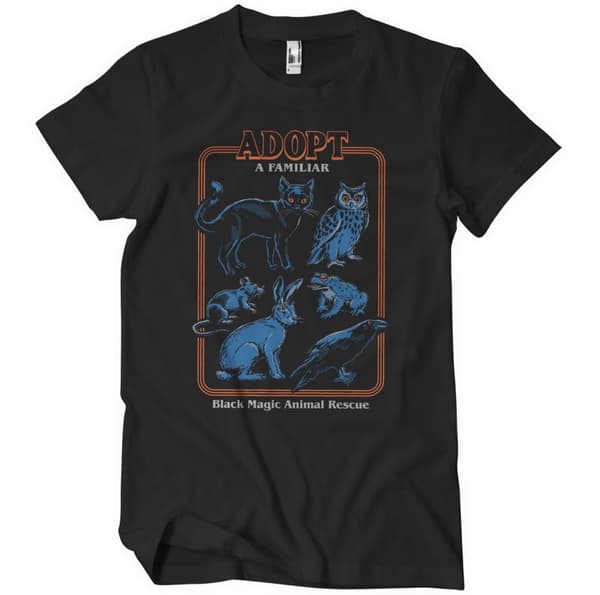 Adopt A Familiar T-Shirt Black X-Large