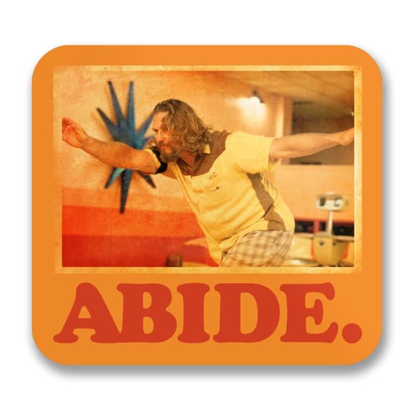 Abide Sticker