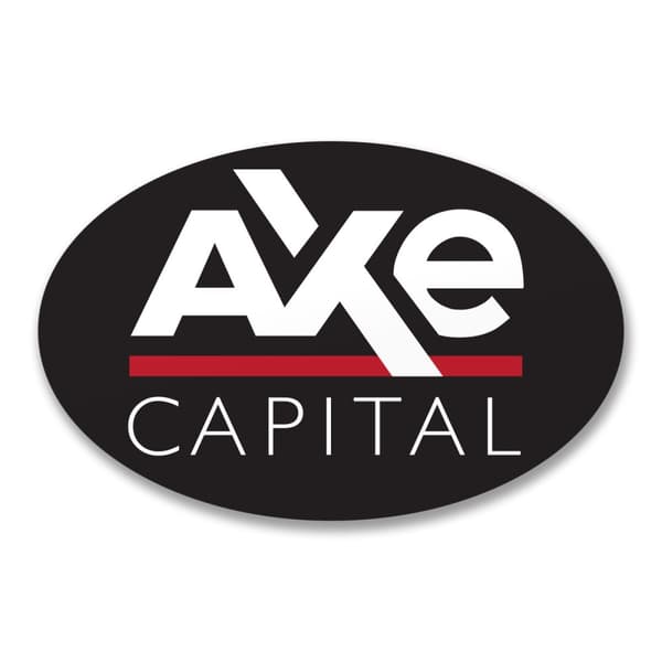 AXE Capital Oval Logo Sticker