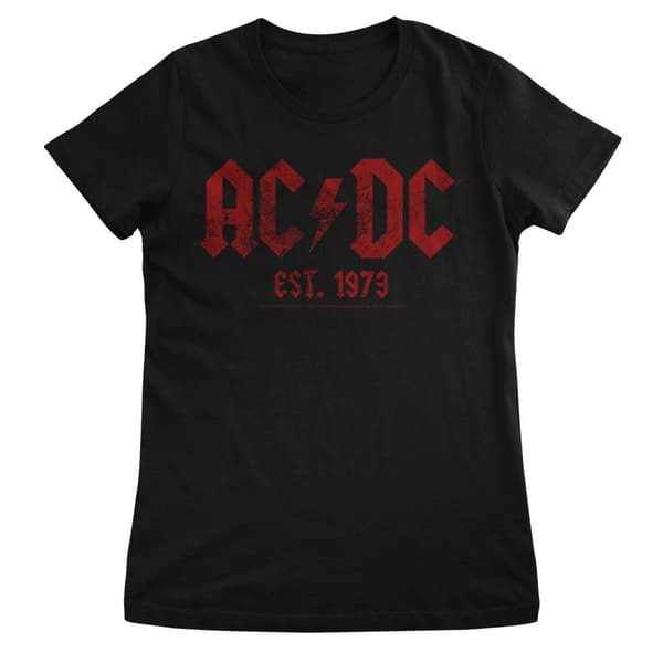 AC/DC Vintage 1979 Girly Tee Black Medium