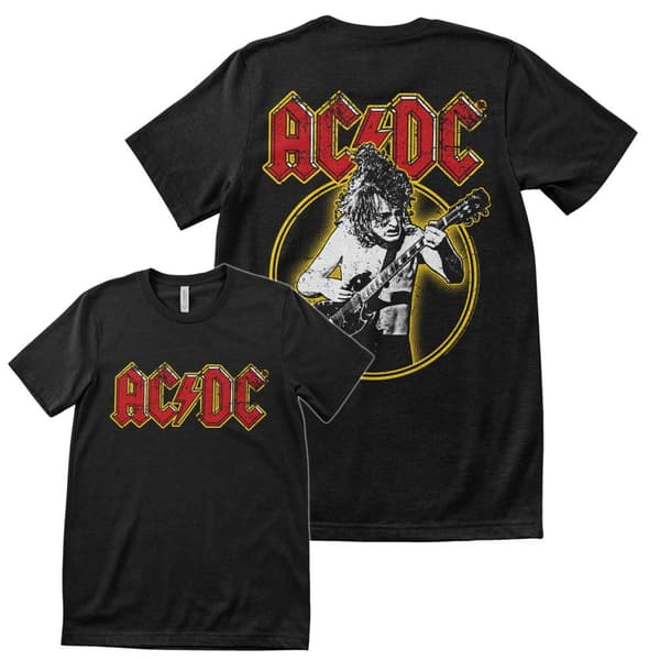 AC/DC Angus Young T-Shirt Black Large