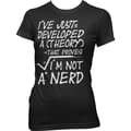 Pikkukuva 4 / 6: A Theory I´m Not A Nerd Girly Tee