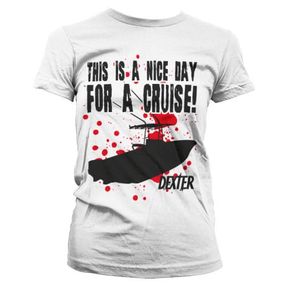 A Nice Day For A Cruise Girly T-Shirt White XX-Large