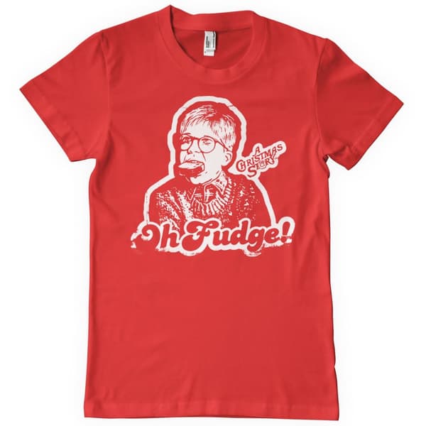 A Christmas Story - Oh Fudge T-Shirt Red Medium