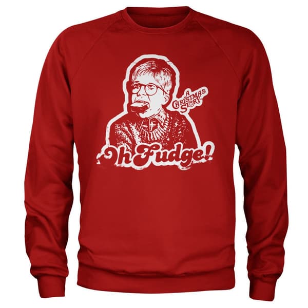 A Christmas Story - Oh Fudge Sweatshirt Red XX-Large