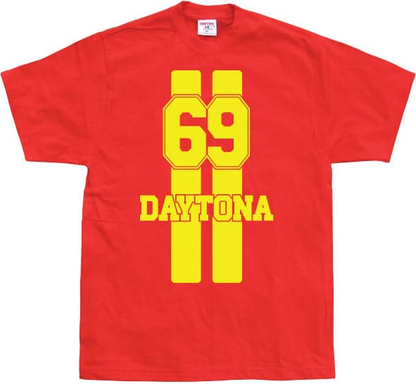 69-DAYTONA T-Shirt Red XX-Large