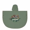 Miniatyrbild 2 av 2: Waterproof Poncho with Hood Jurassic Park Green