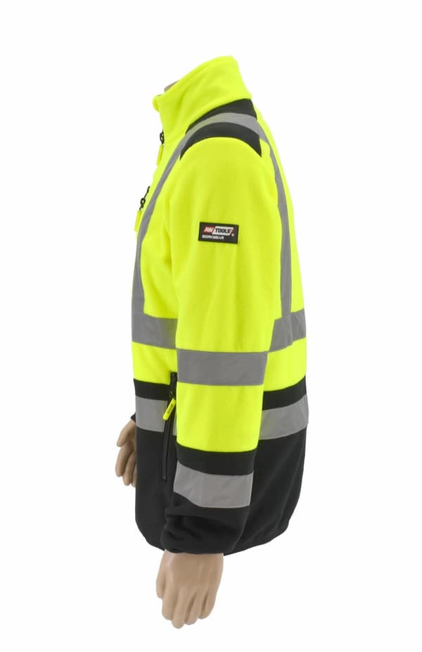 AWTOOLS FLEECE SWEATSHIRT T3/ REFLECTIVE GUL/ XXXL