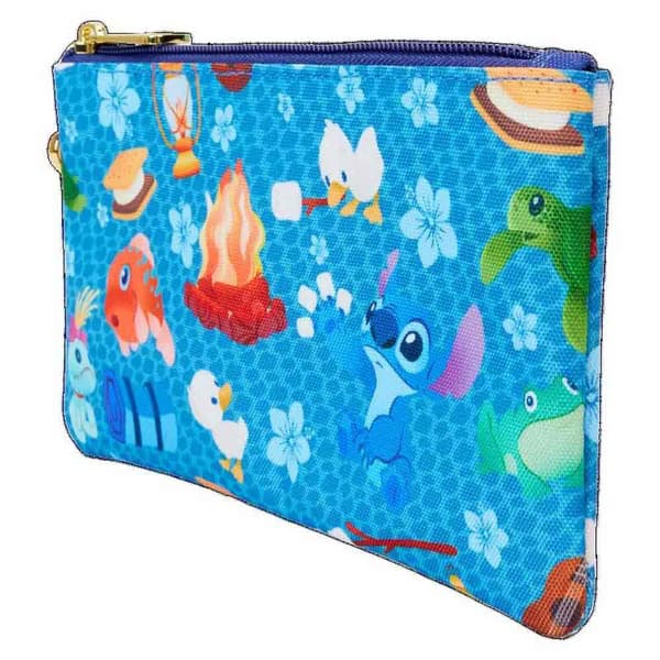 Loungefly Stitch And Scrump All-over Print Camping Plånbok Flerfärgad